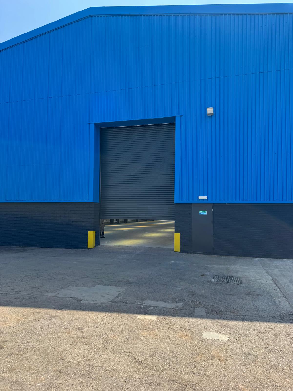 Completed commercial building exterior